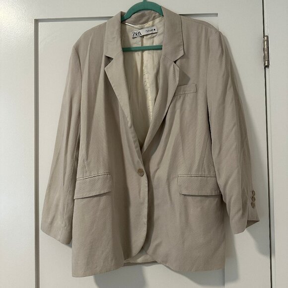 Zara Jackets & Blazers - Zara Linen Blazer | Size L